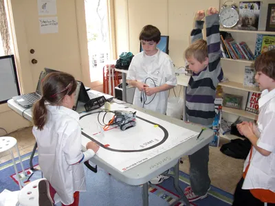 Elementary learners on a hands-on quest in The Elementary Studio